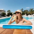 thumbnail image 3 of FHBVT Heavy-Duty Inflatable Pool Noodle Floating Buoyancy Stick Eco-Friendly PVC Material Safe Non-Toxic Portable Foldable Fast Deflation for Pool Parties Water Yoga Lake Beach Backyard Adults Kids, 3 of 5