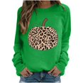 thumbnail image 2 of 2023 Chandail à Capuchon Surdimensionné pour Femmes Mode Décontractée Manches Longues Col Rond Imprimé Chandail pour Dames Hauts Blouse Costumes d'Halloween/Noël Rabais de 50 % Liquidation, 2 of 4