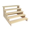 thumbnail image 3 of Xuanheng Wood Display Riser Collectibles Display Stand for Ornaments Crafts Apartment 5 Layer 40cm, 3 of 8