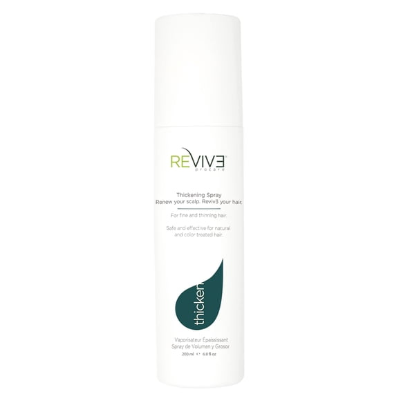 REVIV3 PROCARE Vaporisateur Épaissi, Épaississant et Volumisant Instantané avec protection UV pour les Cheveux, à Base de Plantes avec Extrait de Noix et Acides Aminés Essentiels pour une Tenue et une Texture Naturelles, 6,8 Fl Oz