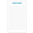 thumbnail image 1 of EeaseCA 40 Sheets A6 Size 6-Hole Paper Refills For Notebook Planner Journal Dairy (Grid), 1 of 5