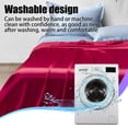 thumbnail image 5 of Fufafayo Silk Bedding Set Solid Color Washable Sheets, Luxurious Silk Feel Bed Linens, Fitted Sheet for Queen Size Bed, Bedroom Decor for Master Bedroom Guest Room, 5 of 5