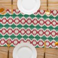 thumbnail image 4 of Leutsin Chemin de Table de Noël Rouge, Décorations de Noël Chemin de Table, Serviette de Noël Brodée Nappe, Nappe de Table à Thé Nappe de Table à Manger Housse de Commode Noël Nouvel An Tissus Décoratifs, 4 of 6