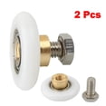 thumbnail image 3 of 2 x Rouleaux/courants/roues de Porte de Douche 19 mm, 23 mm, 25 mm, 27 mm Diamètres de Roue, 3 of 5