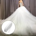 thumbnail image 2 of Crinoline Cheveux Tressés Robe de Mariage Moustiquaire Fil Blanc 2cm, 2 of 9