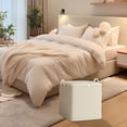 thumbnail image 1 of Home Textile Storage Solutions for Living Room and Bedroom - Extra Large Wavy Grey Heavy Duty Cloth Organizer Bags for Moving Durable Capacity Blanket Bags with Handles, 1 of 4
