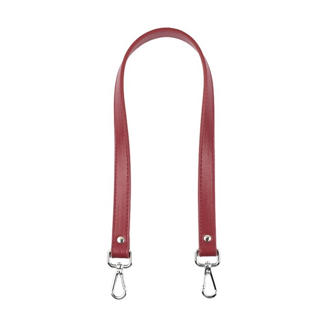 Transemion Stylish Shoulder Strap For Bag PU Leather Craftsmanship Multi-Color Options Shoulder Bag Strap Bag Accessories Winered 1Set