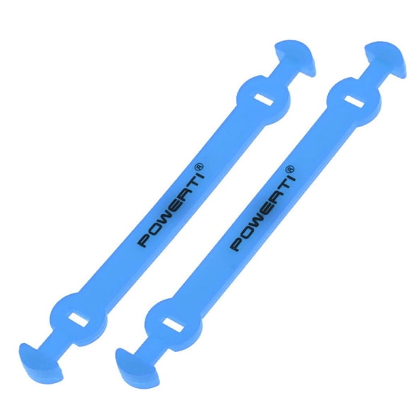 Almencla 2 Pcs Amortisseur Long en Silicone pour Raquette de Tennis, Amortisseur de Vibration, Amortisseur Bleu