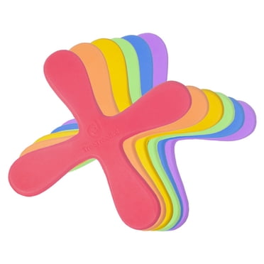 Jouet Boomerang en EVA Souple à 4 Feuilles, Anti-stress, Résistant à l'Usure, Couleurs Vibrantes, Interactif Adulte-Enfant, Cadeau Professionnel, Retour, Boomerang, Jouets Décontractés pour Enfants pour l'Extérieur