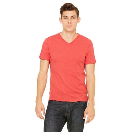 Bella + Canvas Unisex Triblend Short-Sleeve V-Neck T-Shirt