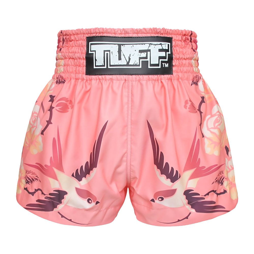 Tuff Muay Thai Shorts TUF-MS618-PNK-S