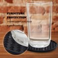 thumbnail image 4 of tredstone Portable Silicone Drink Coasters With Holder Convenient And Durable Accessory Convenient Misty Blue, 4 of 6