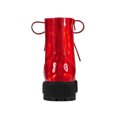 thumbnail image 2 of Unique Bargains Women's Round Toe Platform Lace Up Colorful Combat Ankle Boots Red (Size 7), 2 of 7