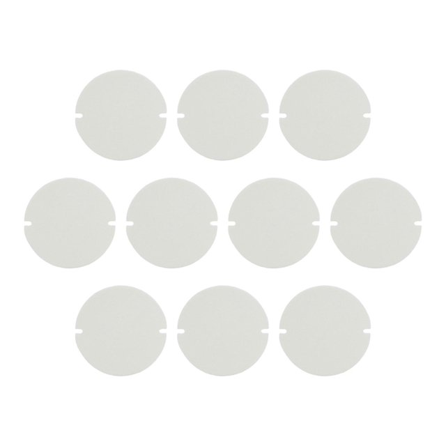 10 Pcs Joints de Porte de Poêle Tapis d'Isolation Thermique, Rond, Facile à Installer, 125x2mm