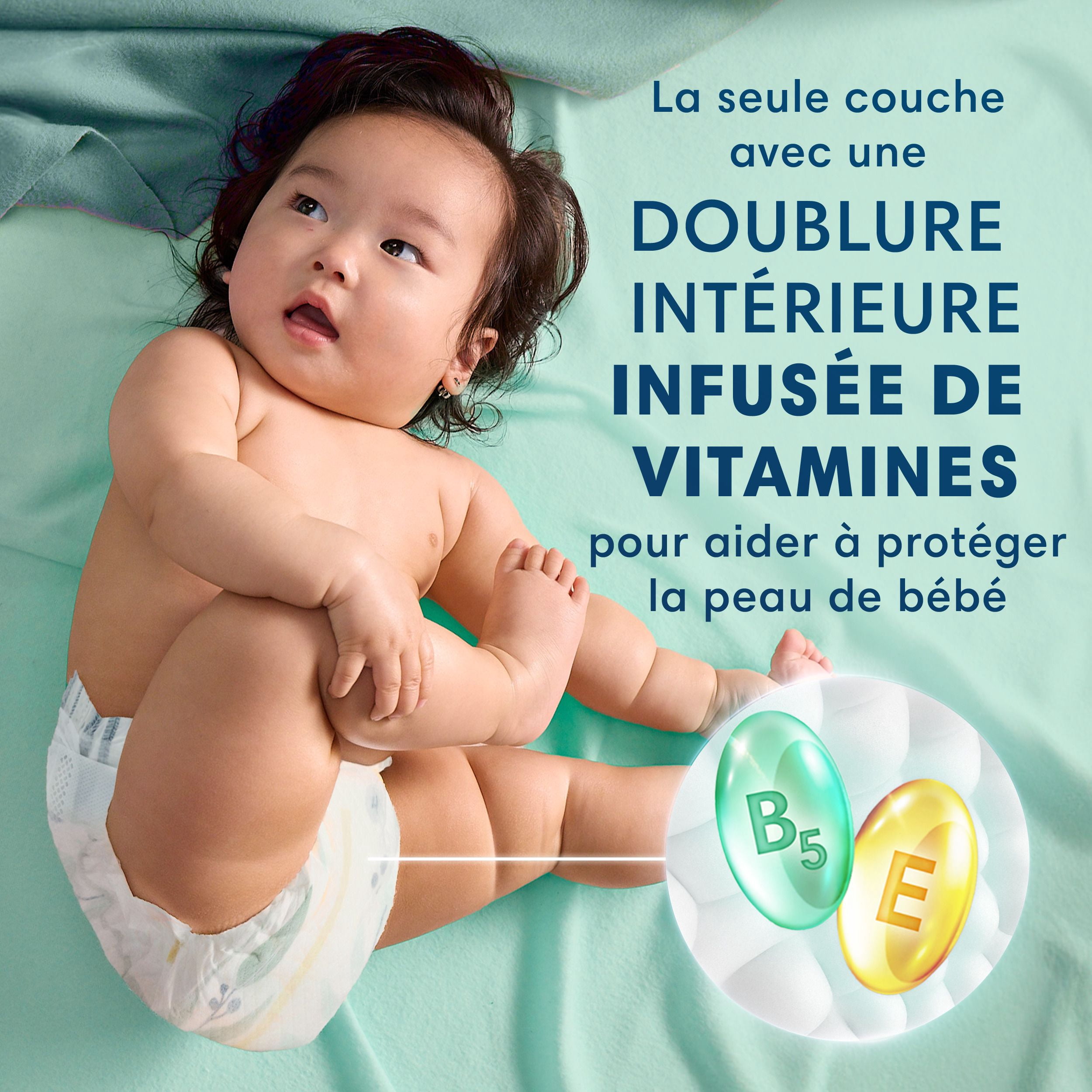 Pampers Pure Couches pour Bébés, Taille 6 (35+ lbs), 42, jusqu'à 100 % Anti-Fuites, Couches Douces Hypoallergéniques de Qualité Supérieure
