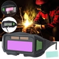 thumbnail image 1 of Lunettes de Soudage à Gradation Automatique / Lunettes de Protection à Énergie Solaire pour Soudeurs / Conception à Multiples Fenêtres / Ajustement Ergonomique / Lentilles PC / Comprend 1 Lunettes + 5 Feuilles Protectrices, 1 of 9