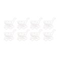 thumbnail image 3 of Paper Clips, Metal Paperclips White Small  For Office For Home For Daily Use, 3 of 8