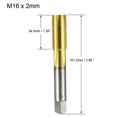 thumbnail image 2 of Unique Bargains Metric M16 x2 H2 Right Hand Thread Plug Ti-coated for Threading Tapping, 2 of 4