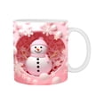 thumbnail image 1 of TIMIFIS Mug Lettering Christmas Mug Inflated Snowman Mug, Santa Mug Press Puffy 15oz 11oz Coffe Kitchen Appliances, 1 of 5