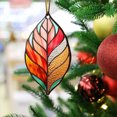thumbnail image 4 of Meitianfacai Acrylic Flat Printing Leaves Christmas Decorations Christmas Tree Decorations Hanging Pendants, 4 of 5