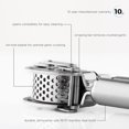thumbnail image 2 of Moda Stainless Steel Garlic Press with Auto Scraping Bar, 2 of 5