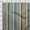 thumbnail image 2 of oneOone Tissu Popeline de Coton Rayé Bayadere Tissu Imprimé 1 Yard 56 Pouces de Large, 2 of 4