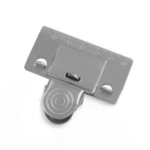 Amdohai Tape Measuring Precise Reading Clip Stainless Steel Tape Measure Positioning Corner Edges Clamp Fixed Measuring Accessory