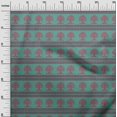 thumbnail image 2 of oneOone Viscose Chiffon Fabric Arrow & Tree Block Printed Craft Fabric BTY 42 Inch Wide, 2 of 4
