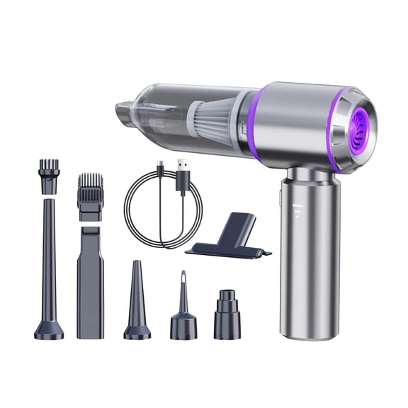 TopLLC Aspirateur-Balai Sans Fil, Aspirateur pour Voiture Sans Balais Haute Puissance Super Puissant Trois Vitesses Affichage de Puissance Réglable Aspirateur Portatif Soufflant Aspiration - un pour la Maison et la Voiture - Utilisation Aspirateur Nettoyeur