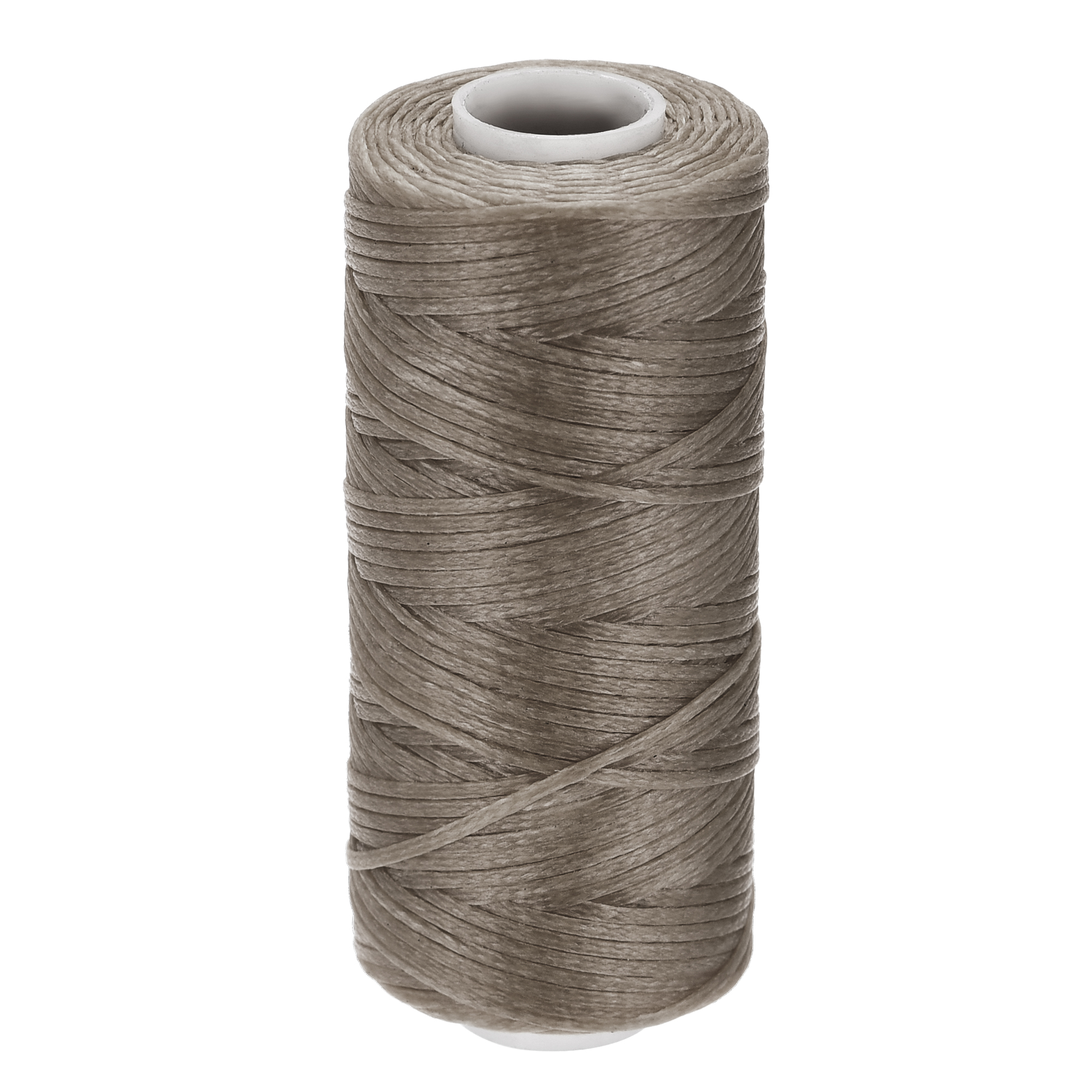Unique Bargains Fil à Coudre en Cuir Ciré en Polyester Café Clair, 55 Yards