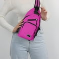 thumbnail image 4 of EGNMCR Women's Adjustable Crossbody Bag Convertible Chest Shoulder Bag With Multiple Pockets Nylon Backpack, 4 of 6