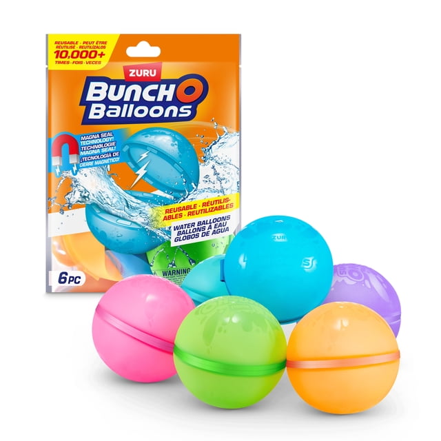 Pack de 6 ballons d’eau réutilisables Bunch O Balloons