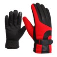 thumbnail image 1 of Touch Screen Gloves Winter Warm Windproof Smartphone Texting Glove Thermal for Hiking Driving Cycling Running(Red), 1 of 4
