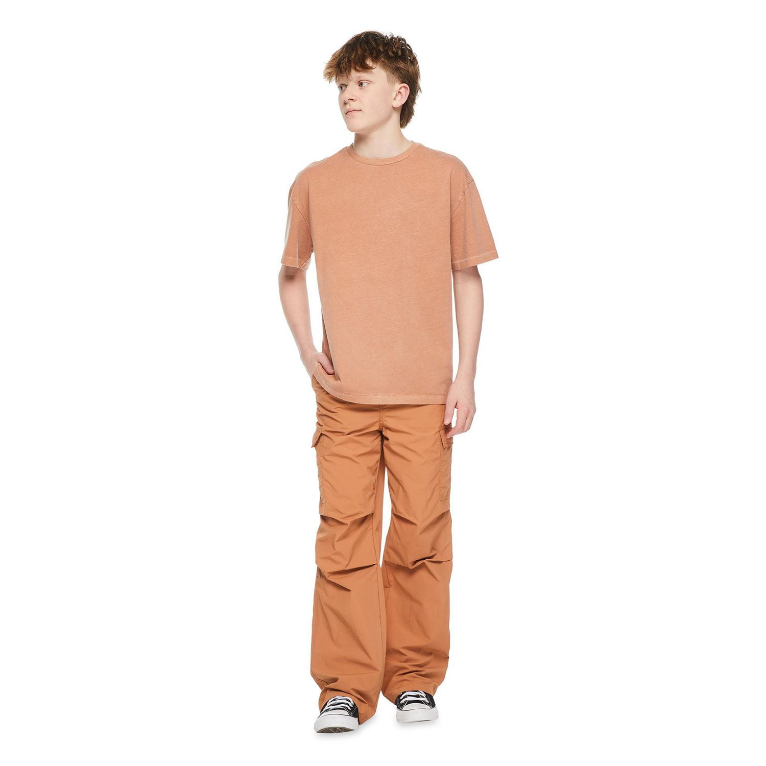 Jackson Boys' Washed Short Sleeve Crew Neck Tee