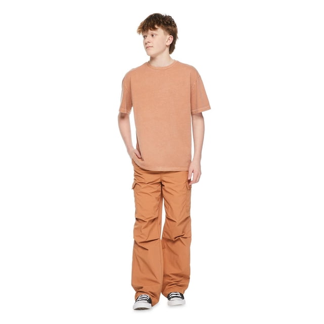 Jackson Boys' Washed Short Sleeve Crew Neck Tee