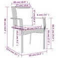 thumbnail image 4 of vidaXL 7 Piece Garden Dining Set with Cushions Black and Grey Poly Rattan, 4 of 5