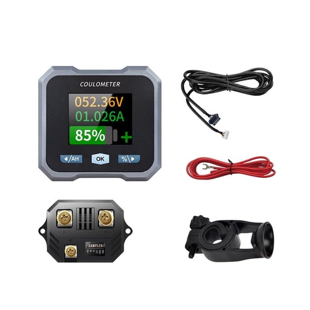tredstone Smart Battery Mon-itor With Shunt Bluetooth Battery Mon-itor Voltmeter Battery Mon-itor Bluetooth Handlebar Bracket