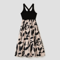 thumbnail image 4 of PatPat Family Matching Cross Back Floral Strap Dress and Colorblock Top Sets, 4 of 7