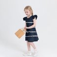 thumbnail image 5 of Économies d'Été! Robe d'Été pour Enfants, Robes Décontractées pour Filles en Solde, Robe d'Été à Manches à Volants pour Filles 4-14T, 5 of 5