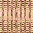 thumbnail image 1 of Ahgly Company Tapis d'Intérieur Lavable à la Machine, Carré, Transitionnel, Orange, Tapis de Zone, 5 Pieds Carré, 1 of 7