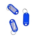thumbnail image 4 of veasfak 150pcs Key Rings Tags Keychain Name Tags Keys Holder Information Accessories Green and Black and Dark Blue, 4 of 9