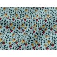 thumbnail image 4 of oneOone Viscose Jersey Fabric Leaves & Floral Block Decor Fabric Printed BTY 60 Inch Wide, 4 of 4