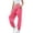 Pink, variant on TINZ Ladies' Waisted Sports Pants With Pockets High Waisted Sports Gym Exercise Slim Fit Jogging Pants Casual Pants Light Sweatpants Women Women Dressy Casual Sweat Pants Women Casual
