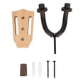 thumbnail image 2 of Electric Guitar Wall Mount U Shaped Guitar Hangers Guitar Display Rack For Ukulele Bass Guitar Banjo Mandolin, 2 of 8