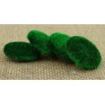 thumbnail image 2 of 12 Pieces Solid 2 Holes Sewing Velvet Fabric Cloth Covered Scrapbooking Craft Buttons, 2 of 5