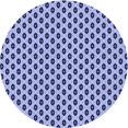 thumbnail image 1 of Ahgly Tapis Rond Lavable en Machine Intérieur Transitionnel Violet Pervenche Profond, 3 Pieds Rond, 1 of 7