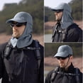 thumbnail image 1 of TIMIFIS Chapeau Pare-Soleil 3 Façons de Porter Chapeau Écran Solaire Chapeau de Randonnée et de Pêche pour Hommes et Femmes - Chapeau de Pêcheur Séchant Chapeau de Baseball Extérieur avec Châle Essentiels d'Été, 1 of 9
