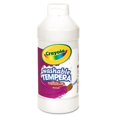 thumbnail image 2 of Crayola Artista II Non-Toxic Washable Tempera Paint, 1 pt Squeeze Bottle, White, 2 of 2