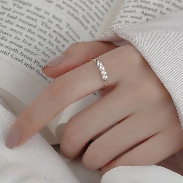TIMIFIS Rings Knuckle Stacking Rings Enamel Anxiety Rings For Women Rings Color Beads Anxiety Relief Rings For Women Jewelry Rings for Women;Teen Girls;Man ummer