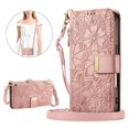 thumbnail image 3 of Étui à Rabat pour FOXDOCK Samsung Galaxy A16, Fonction Portefeuille, Motif Floral Embossé, Choix de Cadeau, Protection Complète, Support, Visualisation, 3 of 6